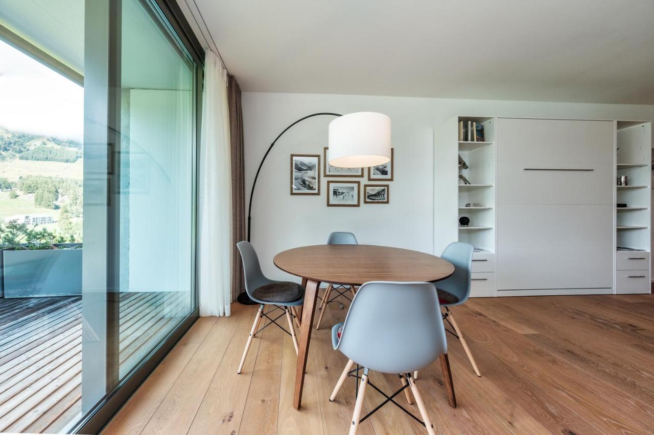 Luxury Panorama Apartment With Alpengold Spa Access Davos Eksteriør billede