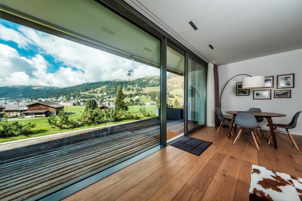 Luxury Panorama Apartment With Alpengold Spa Access Davos Eksteriør billede
