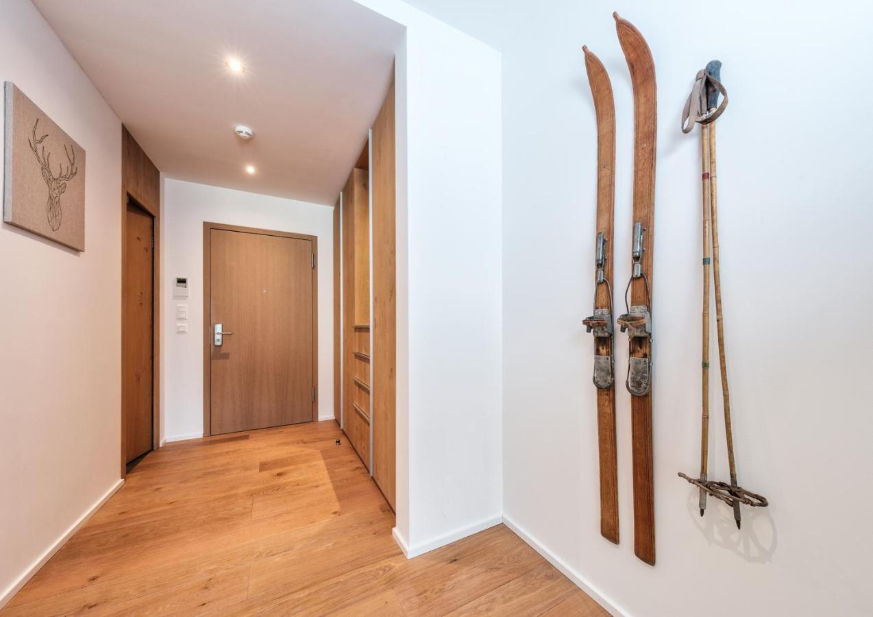 Luxury Panorama Apartment With Alpengold Spa Access Davos Eksteriør billede