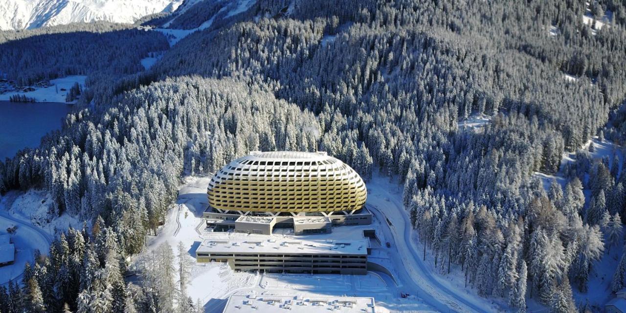 Luxury Panorama Apartment With Alpengold Spa Access Davos Eksteriør billede