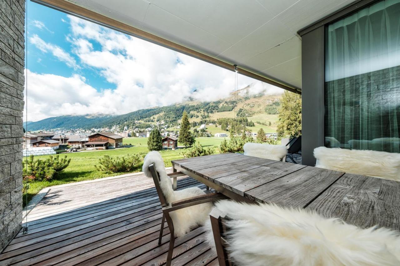Luxury Panorama Apartment With Alpengold Spa Access Davos Eksteriør billede